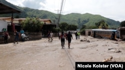 El Castaño, frappé par une inondation à Maracay, au Venezuela, le lundi 17 octobre 2022.