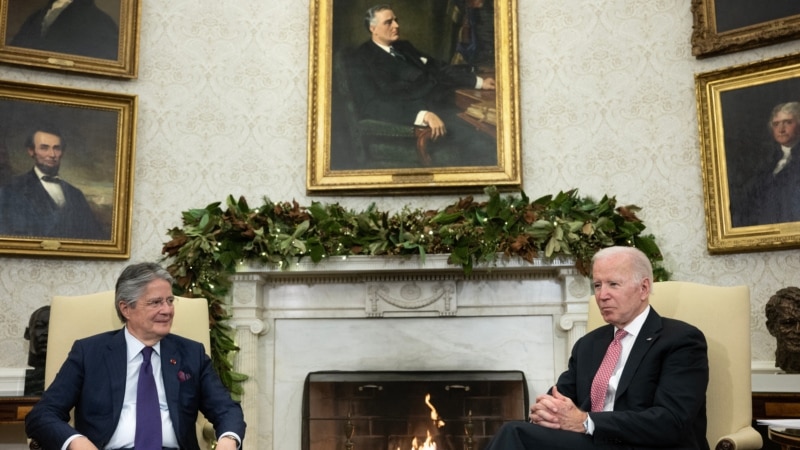 La migration vénézuélienne en Équateur concentre le dialogue entre Lasso et Biden à Washington