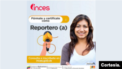 Offre de cours pour former des reporters et des rédacteurs publiée pendant le week-end et rejetée par le syndicat des journalistes vénézuéliens.