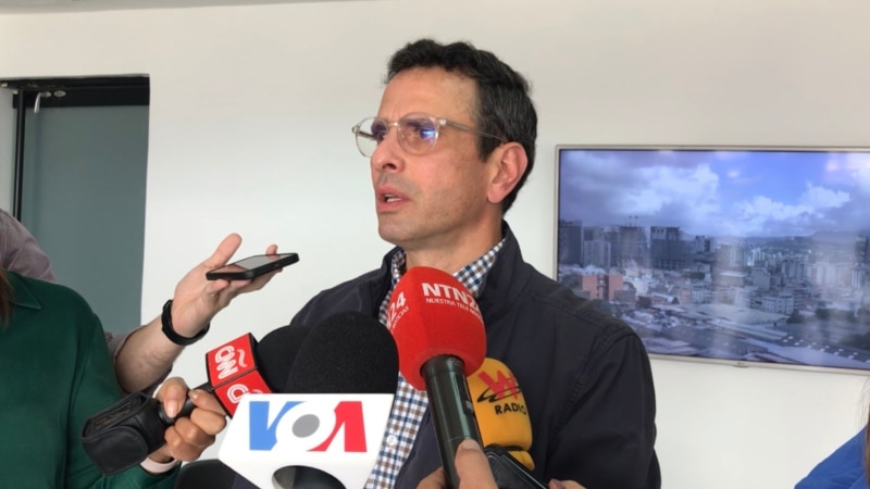 Le chef de l'opposition Henrique Capriles dément négocier son autorisation en échange de Citgo