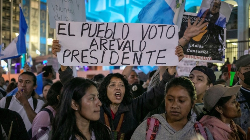 Les manifestations au Guatemala en soutien au président élu montrent la volonté de défendre la démocratie