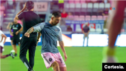 Carlos Colmenares : le photographe vénézuélien qui travaille avec l'Inter Miami a photographié l'idole argentine Leo Messi.