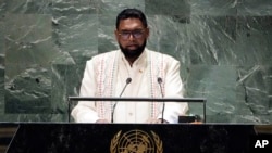 Le Président de la Guyane, Irfaan Ali,