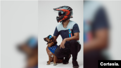 Gabriel Dotto partage ses aventures avec Tobby à travers les réseaux sociaux.