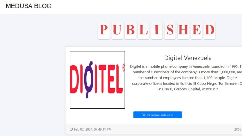 Ils préviennent que les données de Digitel, une entreprise vénézuélienne victime d'une attaque informatique, ont été divulguées