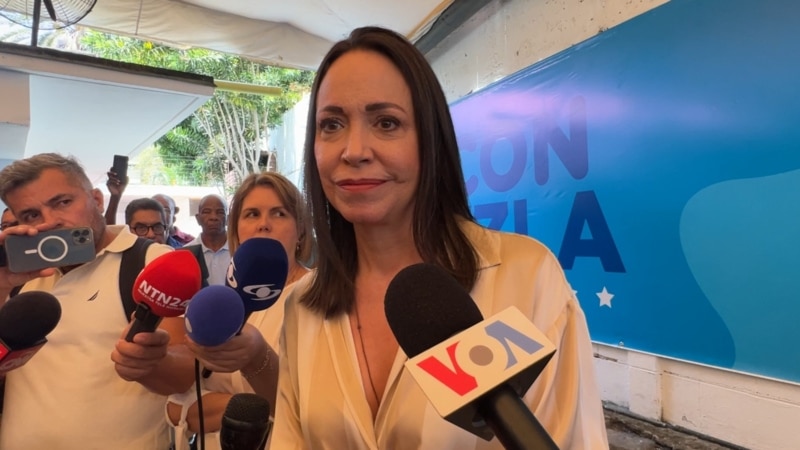 « La confiance ne peut pas être abandonnée », María Corina Machado insistera pour enregistrer la candidature unitaire