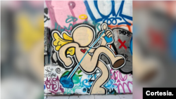 Pedro Martín expose son art dans divers quartiers de la ville de Miami.