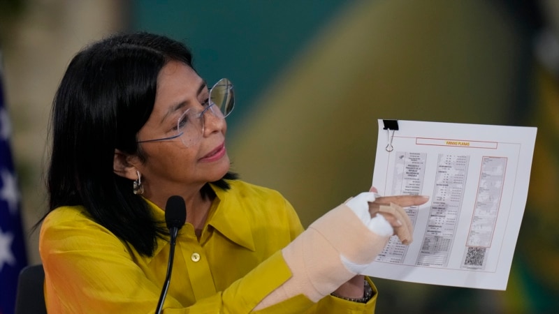 Le vice-président du Venezuela assure que les procès-verbaux publiés par l'opposition sont frauduleux