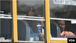 En photos | C'était l'arrivée au Guatemala des prisonniers politiques nicaraguayens libérés