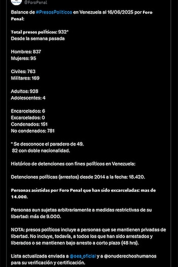 Le message du Forum criminel