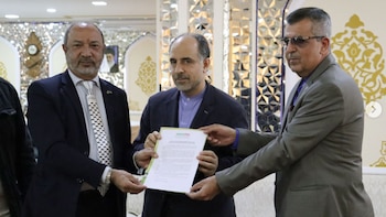 Réunion à l'ambassade de l'Iran