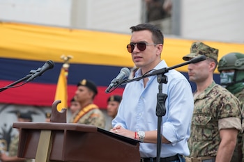 Le président de l'Équateur, Daniel