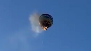 Une montgolfière a subi un