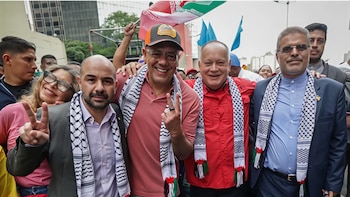 Jorge Rodríguez et Diosdado Cabello
