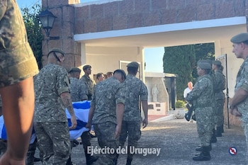 Restes de Rodolfo Álvarez, soldat