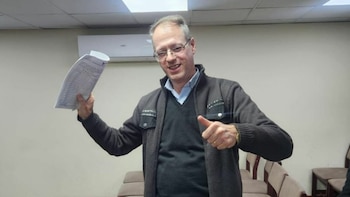 Candidat bolivien Jaime Dunn