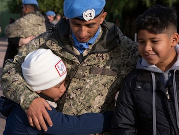 Environ 200 militaires uruguayens sont revenus