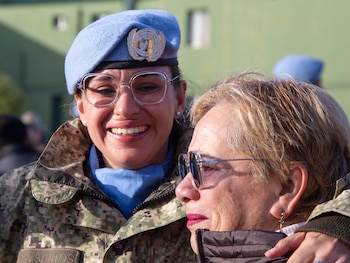Environ 200 militaires uruguayens sont revenus