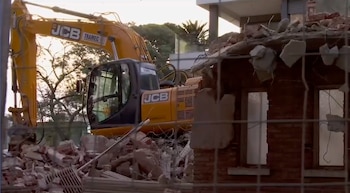 Démolition de la maison de