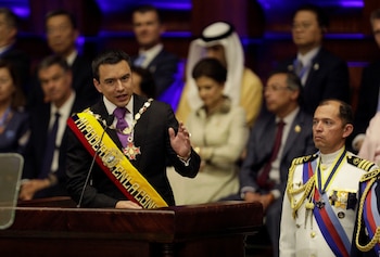 Le président de l'Équateur, Daniel