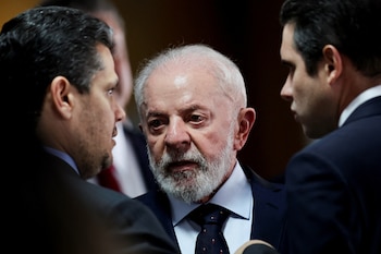 Lula da Silva parle à