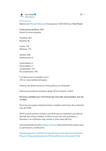 L'équilibre du forum criminel