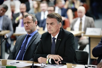 Bolsonaro pendant le procès pour