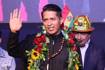 Andrónico Rodríguez, président du Sénat