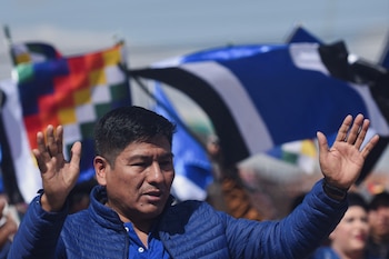 Grover García, président du MAS