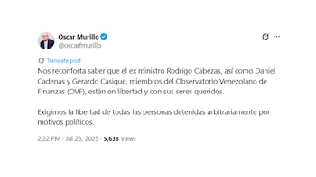 Message d'Oscar Murillo,