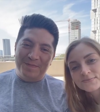 Renato Ortuño et sa femme