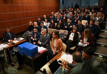 Le procureur Enrique Rodríguez (en