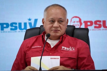 Diosdado Cabello apparaît dans le