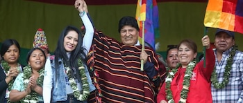 L'ancien président avec