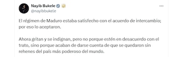 Message de Nayib Bukele