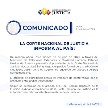 La déclaration du tribunal