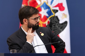 Boric s'est rendu à Rancagua pour