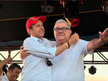 Le candidat et ancien président