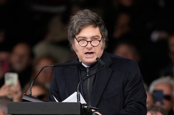 Le président argentin Javier Milei