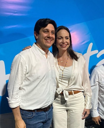 Jésus Armas et María Corina