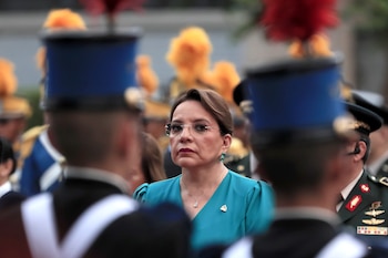 Le président du Honduras, Xiomara
