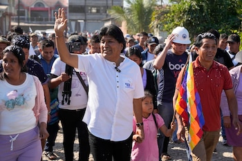 L'ancien président Evo Morales