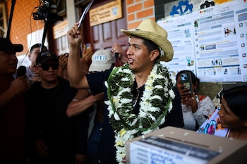 Candidat à la présidentiel bolivien andrononique