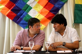 Luis Arce et Evo Morales