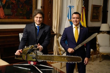 Javier Milei, président de l'Argentine