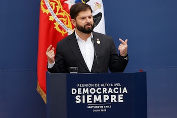 L'approbation du président Boric