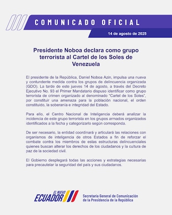 Le gouvernement de Daniel Noboa