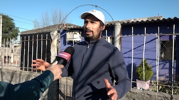 Martín, l'un des attaqués