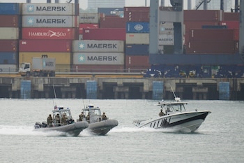 Patrouille militaire américaine et panaméenne