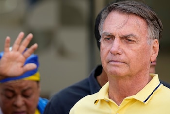 L'ancien président brésilien, Jair Bolsonaro,